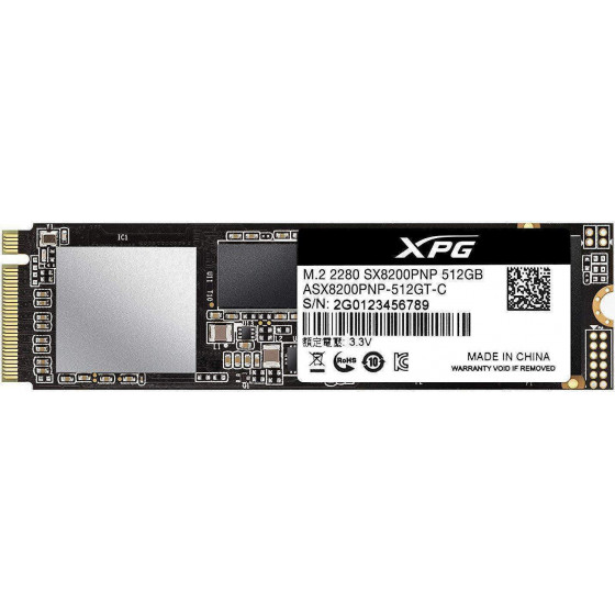 ADATA SSD M.2 NVME PCI-E 512GB - (ASX8200PNP-512GT-C)