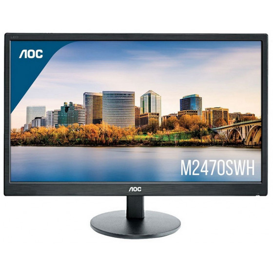 AOC Led FHD Monitor 24 with speakers - (M2470SWH)