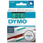 DYMO Standard 45809 ������ ������������� 19 mm x 7 m black on green - (S0720890)
