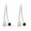 NEDIS Coax CAT6 Combination Cable With Connectors 5.0 m - (CSGP4500WT50)