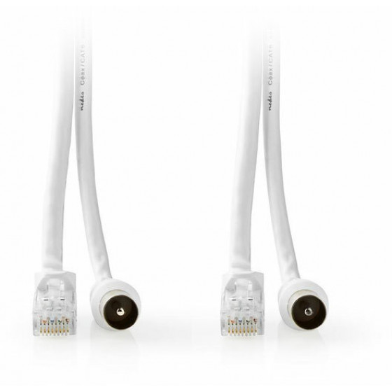 NEDIS Coax CAT6 Combination Cable With Connectors 5.0 m - (CSGP4500WT50)
