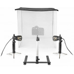 NEDIS LED Photo Studio Kit 60 x 60 cm 6500K Foldable - (SKT012WT)