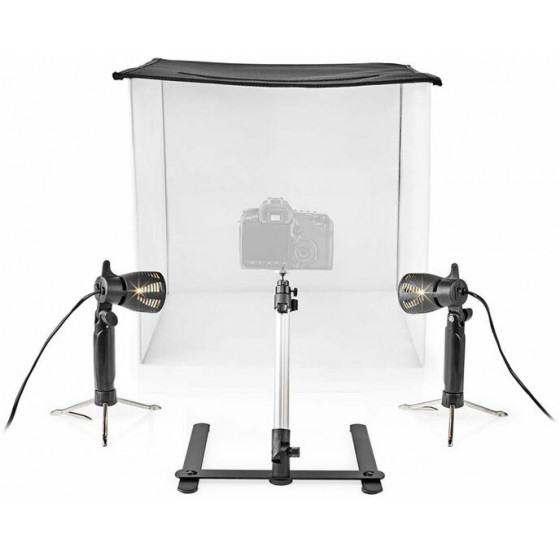 NEDIS LED Photo Studio Kit 60 x 60 cm 6500K Foldable - (SKT012WT)