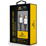 CABLEXPERT 4K HIGH SPEED HDMI CABLE WITH ETHERNET SELECT PLUS SERIES 7.5M - (CCB-HDMIL-7.5M)