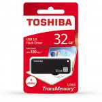 TOSHIBA USB3.0 FLASH U365 32GB BLACK - (THN-U365K0320E4)
