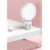 USAMS LED ��������� ��� selfie RGB led 300mAh ������ - (ZB55D02)