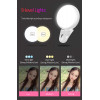 USAMS LED ��������� ��� selfie RGB led 300mAh ������ - (ZB55D02)