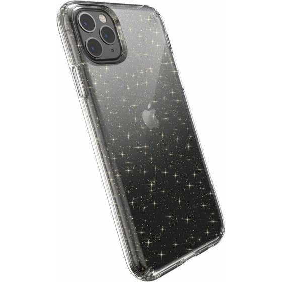SPECK IPHONE 11 PRO MAX CASE PRESIDIO CLEAR WITH GOLD GLITTER - (130027-5636)