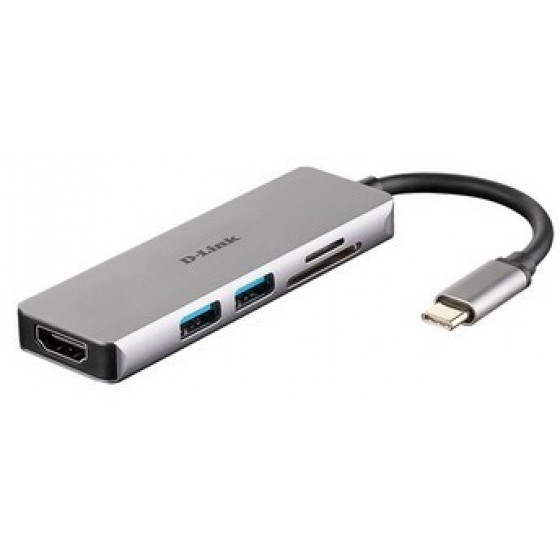 D-LINK 5-IN-1 USB-C HUB WITH HDMI - (DUB-M530)