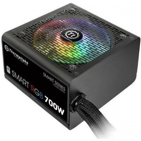 Thermaltake PC Power Supply SMART RGB 700W 80+ - (PS-SPR-0700NHSAWE-1)
