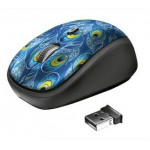 TRUST Yvi wireless mouse peacock - (23388)