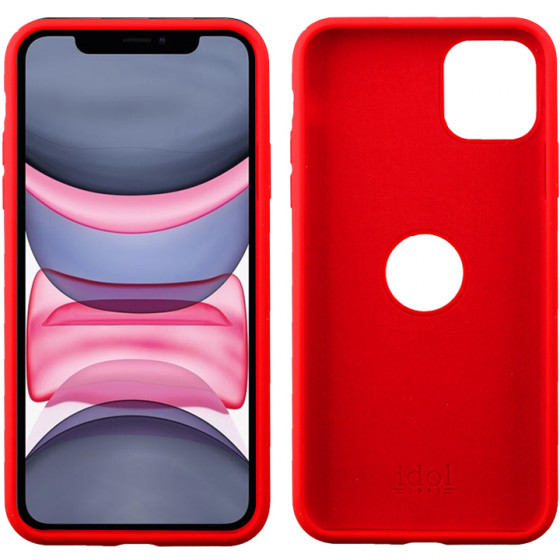 IDOL 1991 ���� ��� IPHONE 11 VELVET TPU 4 SIDE RED - (5205308255205)