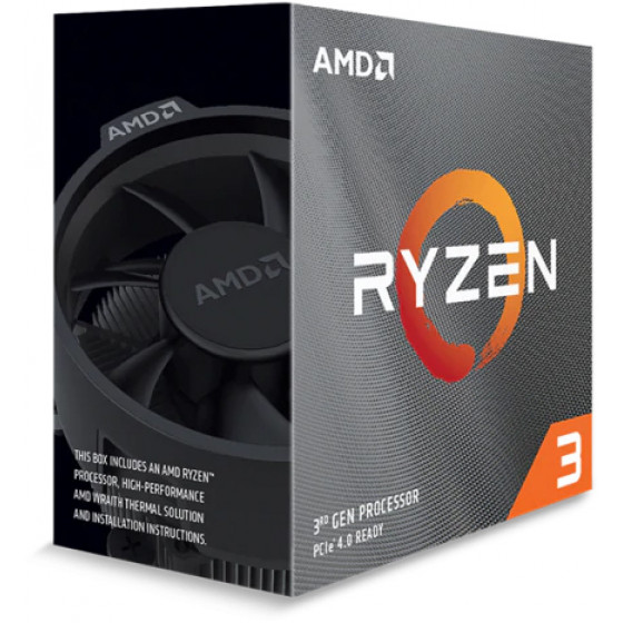 AMD CPU Ryzen 3 3100 3.6GHz Wraith Stealth cooler - (100-100000284BOX)
