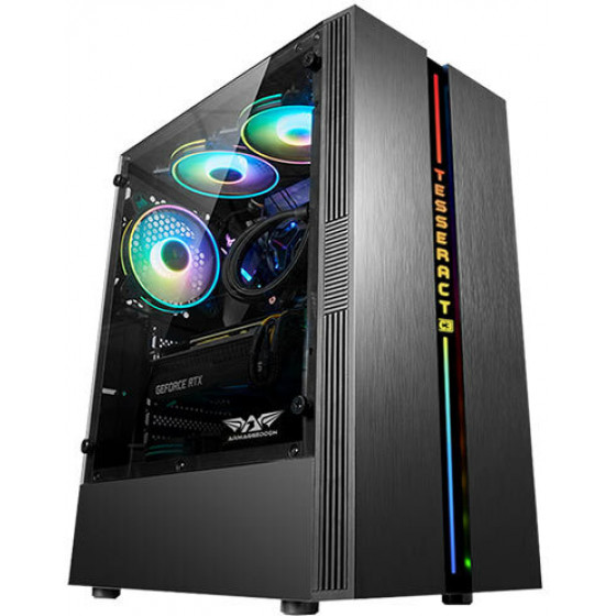 ARMAGGEDDON FULL ATX GAMING PC CASE TESSERACT CORE 3