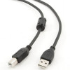 CABLEXPERT PREMIUM QUALITY USB A-PLUG TO B-PLUG CABLE 3M - (CCF-USB2-AMBM-10)