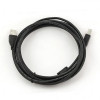 CABLEXPERT PREMIUM QUALITY USB A-PLUG TO B-PLUG CABLE 3M - (CCF-USB2-AMBM-10)