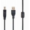 CABLEXPERT PREMIUM QUALITY USB A-PLUG TO B-PLUG CABLE 3M - (CCF-USB2-AMBM-10)
