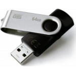 GOODRAM USB 2.0 FLASH DRIVE 64GB UTS2 BLACK - (UTS2-0640K0R11)