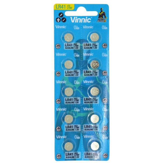 Vinnic Buttoncell L736F AG3 LR41 10���