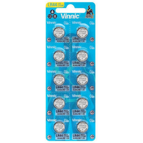 Vinnic Buttoncell LR1154F AG13 LR44 10���