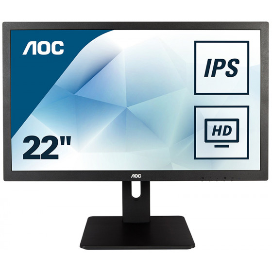 AOC Led IPS Monitor 22 with speakers - (I2275PWQU)