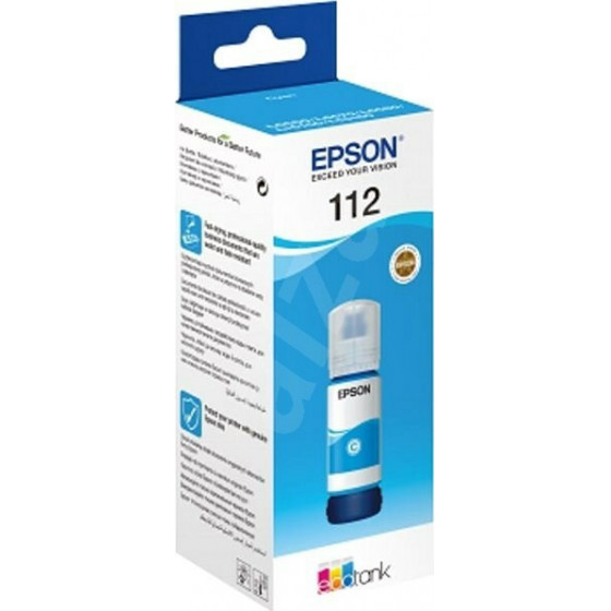 Epson 112 EcoTank Pigment Cyan ink bottle - (C13T06C24A)