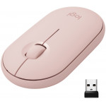 Logitech M350 Pebble Mouse Rose Wireless - (910-005717)