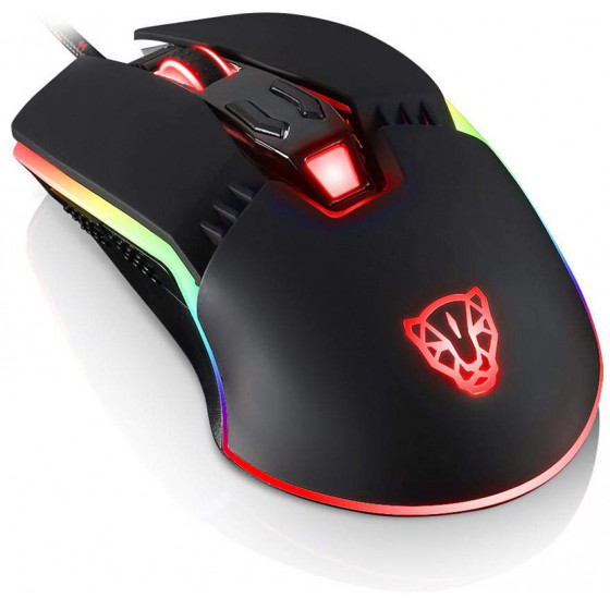 Motospeed V20 Wired gaming mouse PMW3360 black color