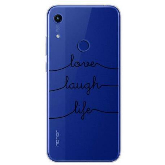 INOS ���� TPU ��� Honor 8A Art Theme Love-Laugh-Life - (5205598125530)