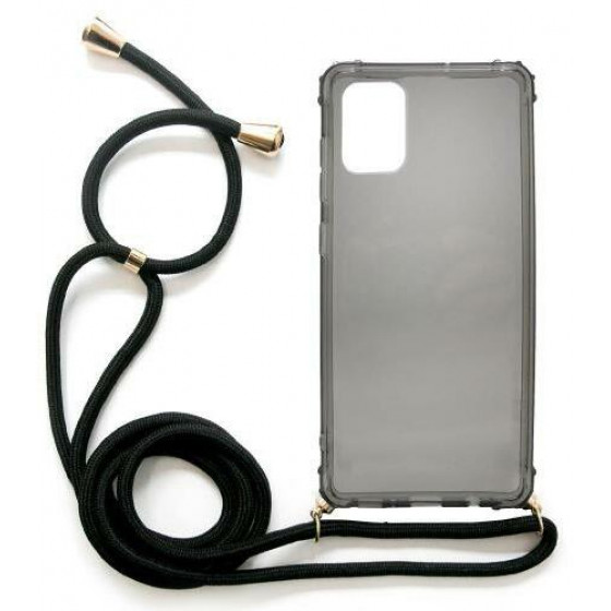INOS ���� TPU Crossbody ��� Samsung A715F Galaxy A71 Shock Proof Smoke �� ����� Strap - (5205598134082)