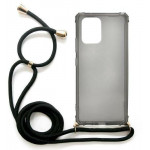 INOS ���� TPU Crossbody ��� Samsung G770F Galaxy S10 Lite Shock Proof Smoke �� ����� Strap - (5205598134129)