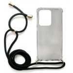 INOS ���� TPU Crossbody ��� Samsung G988 Galaxy S20 Ultra Shock Proof Smoke �� ����� Strap - (5205598134143)