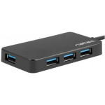 Natec Hub USB C Silkworm �� 4 x USB 3.0 ����� - (NHU-1343)