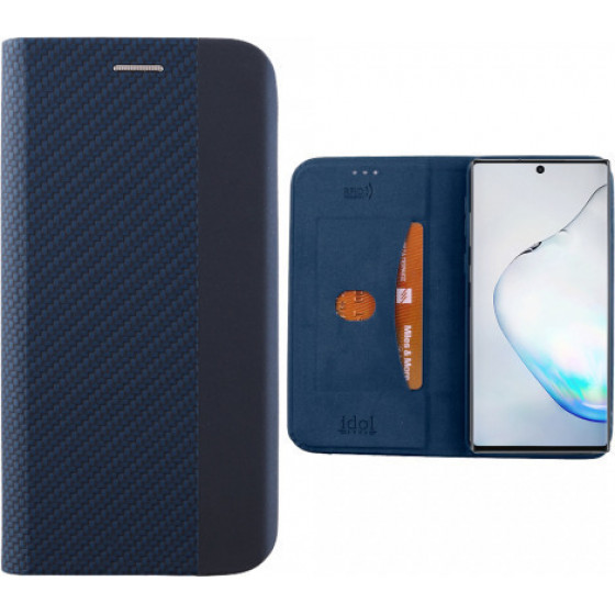 IDOL 1991 ���� ��� SAMSUNG NOTE 10 PLUS N975 ELITE ANTI-RFID BOOK STAND BLUE - (5205308259951)