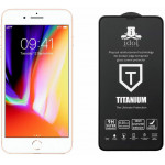 IDOL 1991 TEMPERED GLASS ��� IPHONE 8/7 PLUS 9H 0.25mm TITANIUM SEMI CURVED FULL GLUE BLACK - (5205308258534)