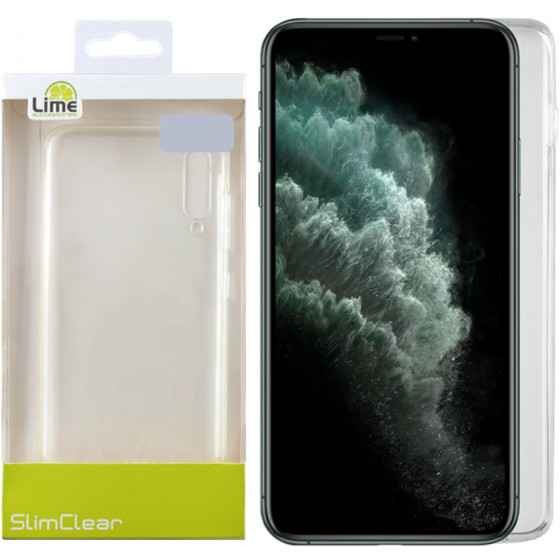 LIME SUCCESSORIES ���� ��� IPHONE 11 PRO MAX SLIMCLEAR TPU ������� - (5205308247477)