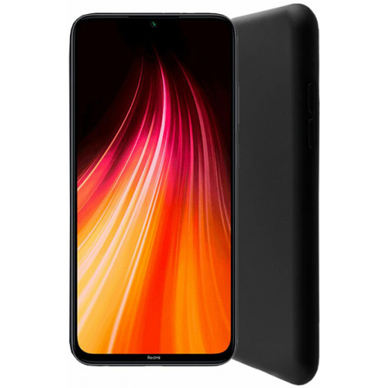 LIME SUCCESSORIES ���� ��� XIAOMI REDMI NOTE 8 VELVET TPU 4 SIDE BLACK - (5205308250576)