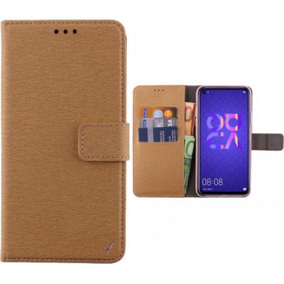 VOLTE-TEL ���� ��� HONOR 20/HUAWEI NOVA 5T ALLURE MAGNET BOOK STAND CLIP GOLD - (5205308259470)