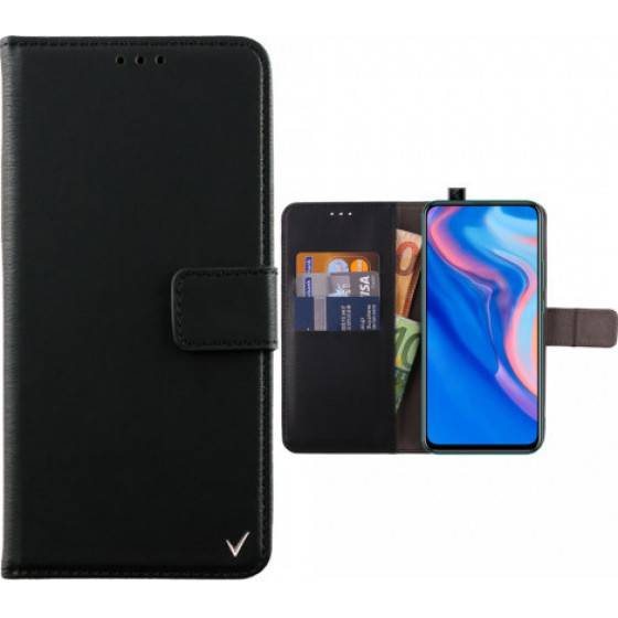 VOLTE-TEL ���� ��� HUAWEI P SMART Z/Y9 PRIME 2019/HONOR 9X ALLURE MAGNET BOOK STAND CLIP BLACK - (5205308259432)