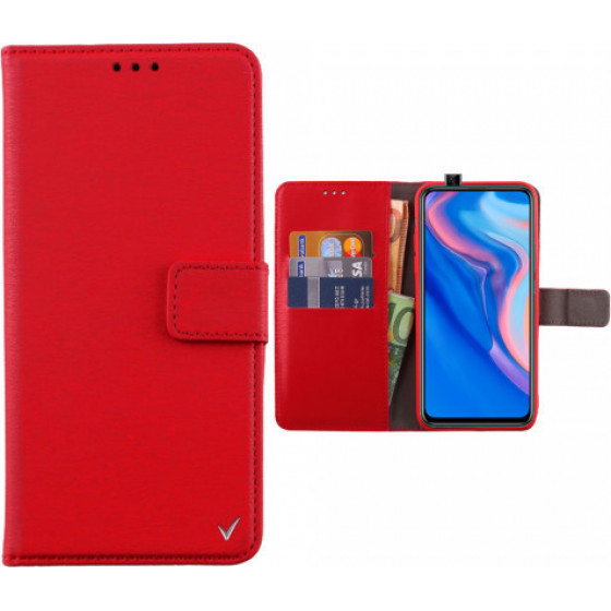 VOLTE-TEL ���� ��� HUAWEI P SMART Z/Y9 PRIME 2019/HONOR 9X ALLURE MAGNET BOOK STAND CLIP RED - (5205308259456)