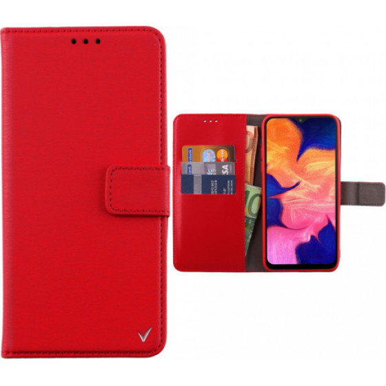 VOLTE-TEL ���� ��� SAMSUNG A10 A105 ALLURE MAGNET BOOK STAND CLIP RED - (5205308266089)