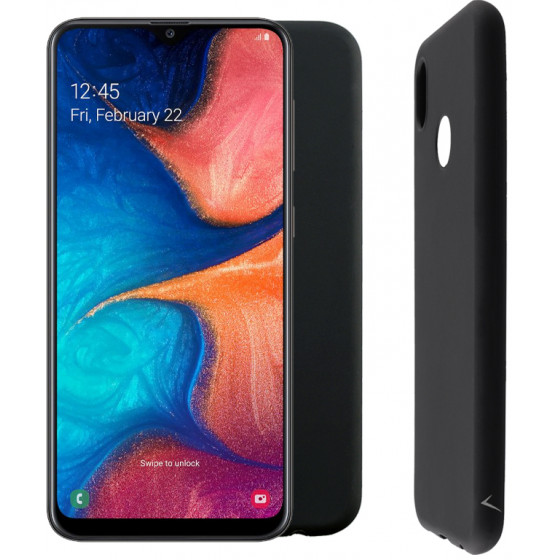 VOLTE-TEL ���� ��� SAMSUNG A20e 2019 A202 SILICON TPU BLACK - (5205308247682)