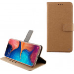 VOLTE-TEL ���� ��� SAMSUNG A20e A202 ALLURE MAGNET BOOK STAND CLIP GOLD - (5205308266102)