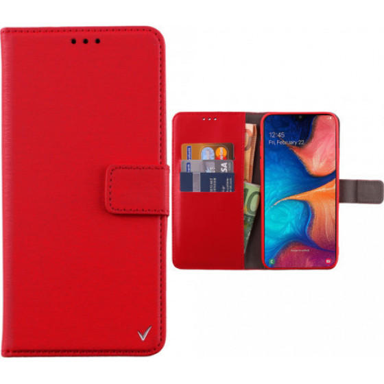 VOLTE-TEL ���� ��� SAMSUNG A20e A202 ALLURE MAGNET BOOK STAND CLIP RED - (5205308266119)