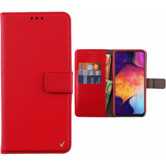 VOLTE-TEL ���� ��� SAMSUNG A30S A307/A50 2019 A505 ALLURE MAGNET BOOK STAND CLIP RED - (5205308259609)