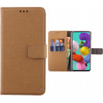 VOLTE-TEL ���� ��� SAMSUNG A51 A515 ALLURE MAGNET BOOK STAND CLIP GOLD - (5205308257698)