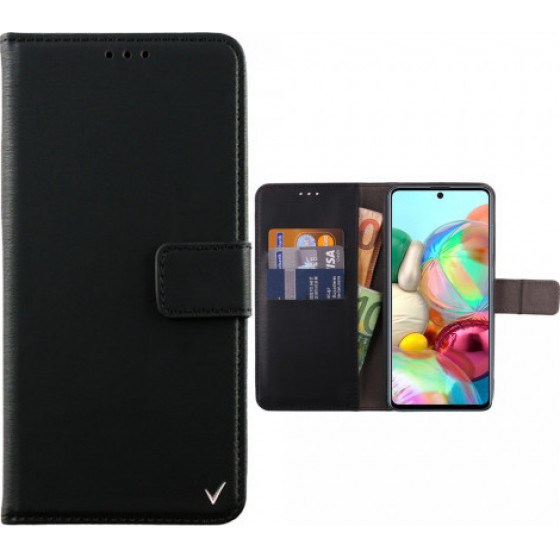 VOLTE-TEL ���� ��� SAMSUNG A71 A715 ALLURE MAGNET BOOK STAND CLIP BLACK - (5205308257711)