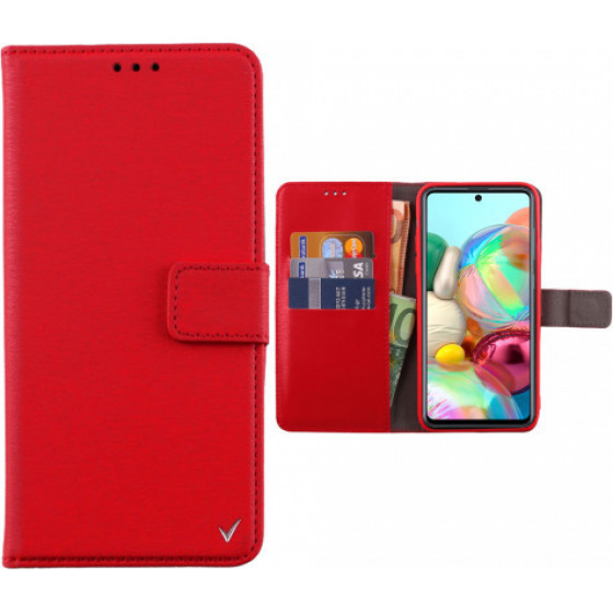 VOLTE-TEL ���� ��� SAMSUNG A71 A715 ALLURE MAGNET BOOK STAND CLIP RED - (5205308257735)