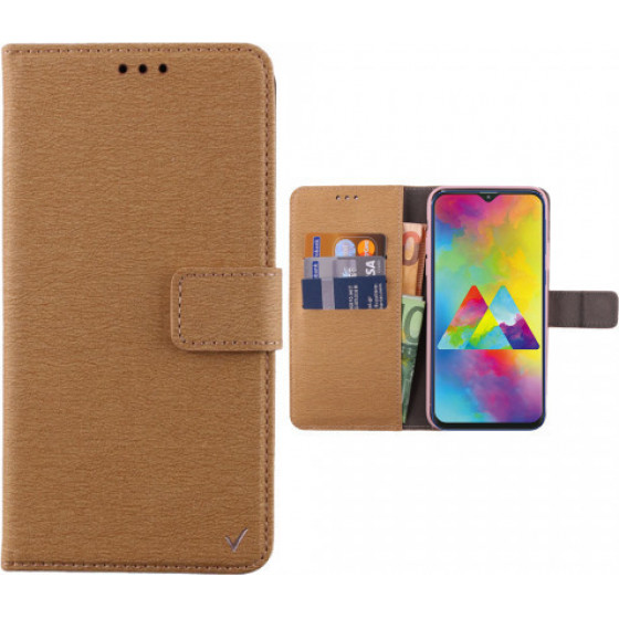 VOLTE-TEL ���� ��� SAMSUNG M20 M205 ALLURE MAGNET BOOK STAND CLIP GOLD - (5205308257759)