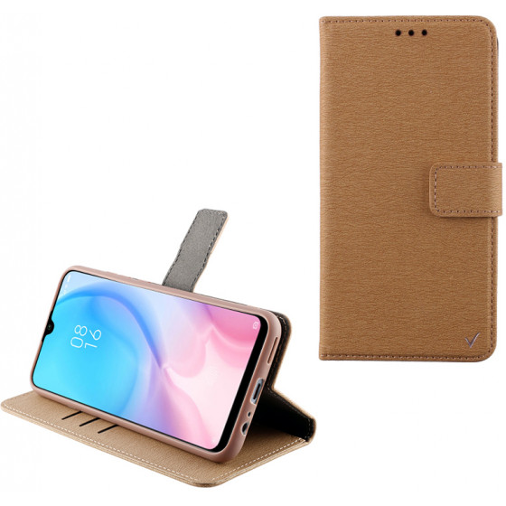 VOLTE-TEL ���� ��� XIAOMI MI A3 ALLURE MAGNET BOOK STAND CLIP GOLD - (5205308266317)
